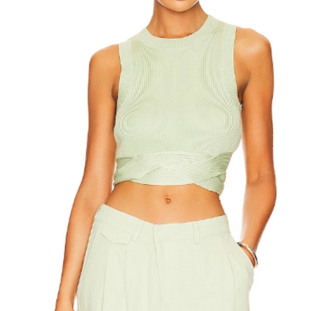 Sovere 'Drift' Green/Melon Knit Tank Top Size XS, NWOT